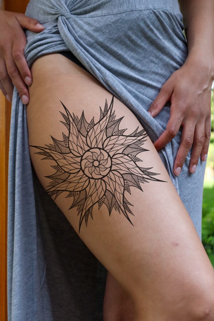 Solar Flare Tattoo